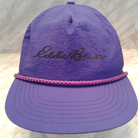 Vintage Eddie Bauer Outdoor Outfitter Snapback Hat Captain cap adjustable unisex - Picture 1 of 6